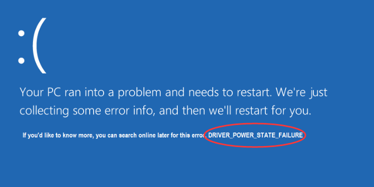 Driver Power State Failure Driver Power State Failure