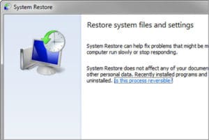 System Restore