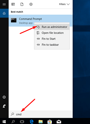 Run as Administrator