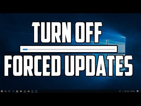 Turn off Forced Updates