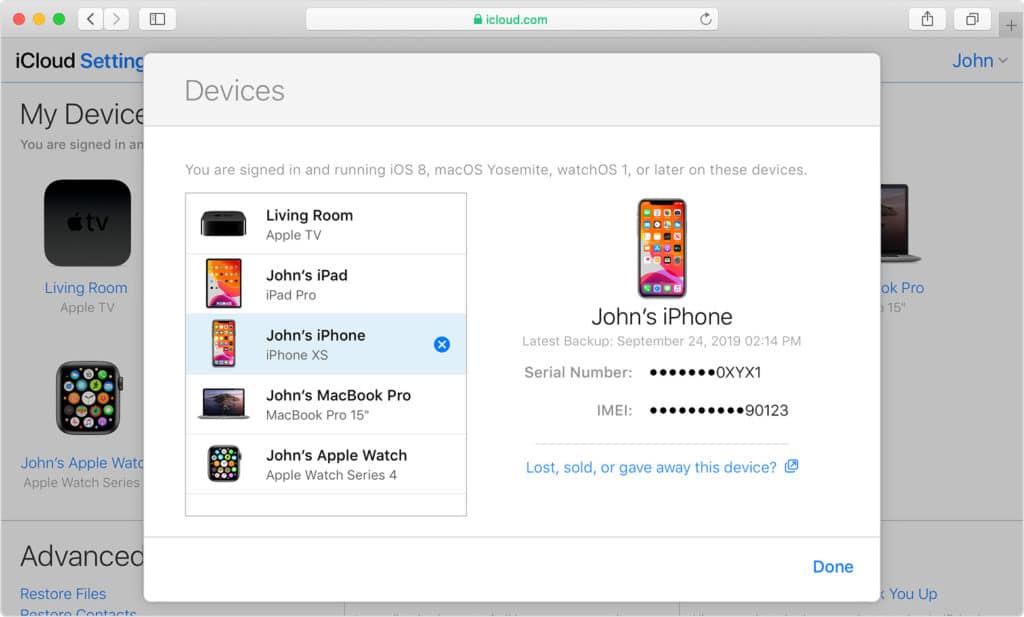 iCloud to Find Your Missing Devices