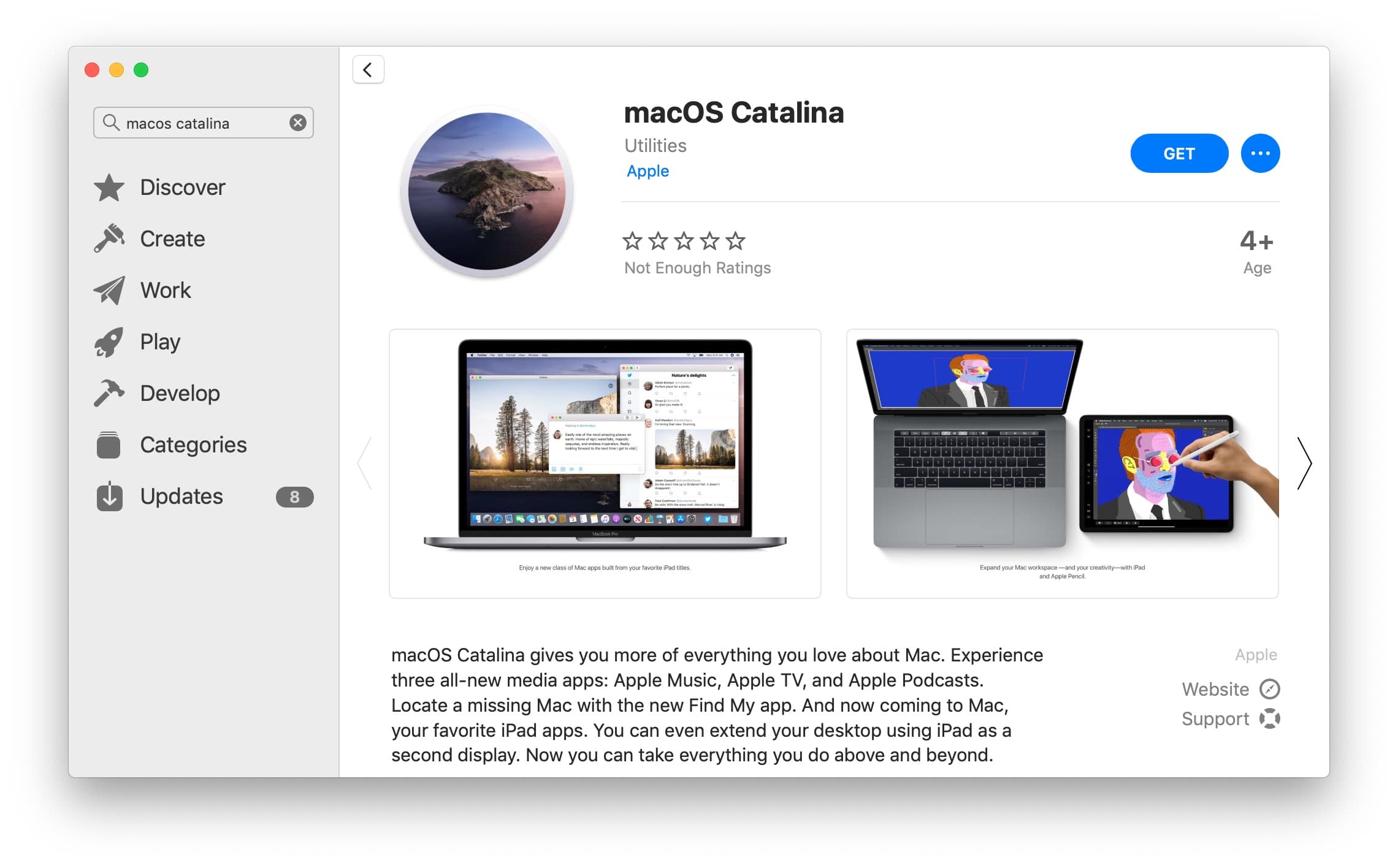 macOS Catalina Download Problems