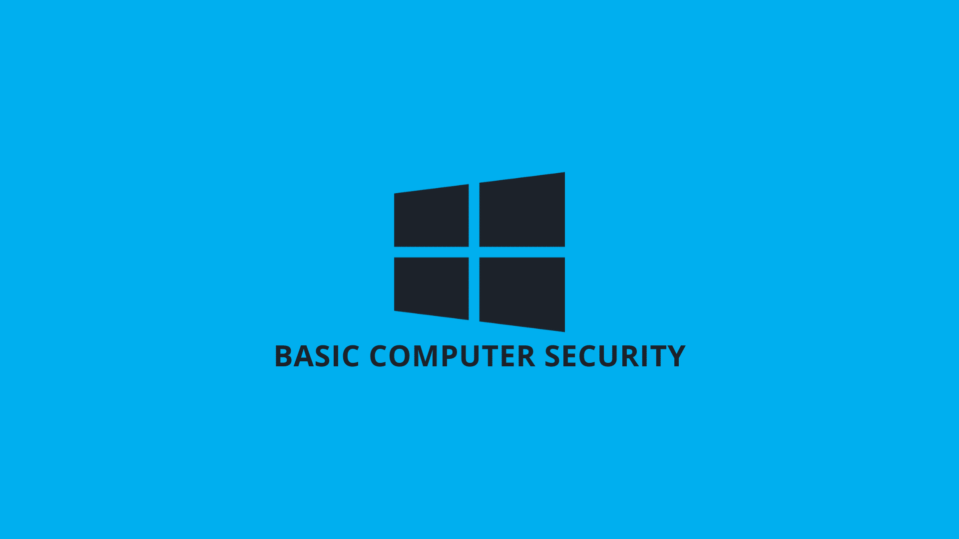Basic Computer Security