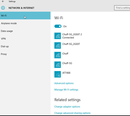 Network & Internet Settings