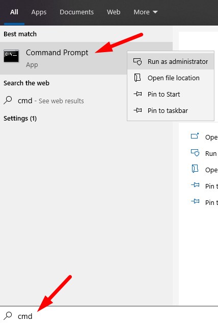 Run as administrator