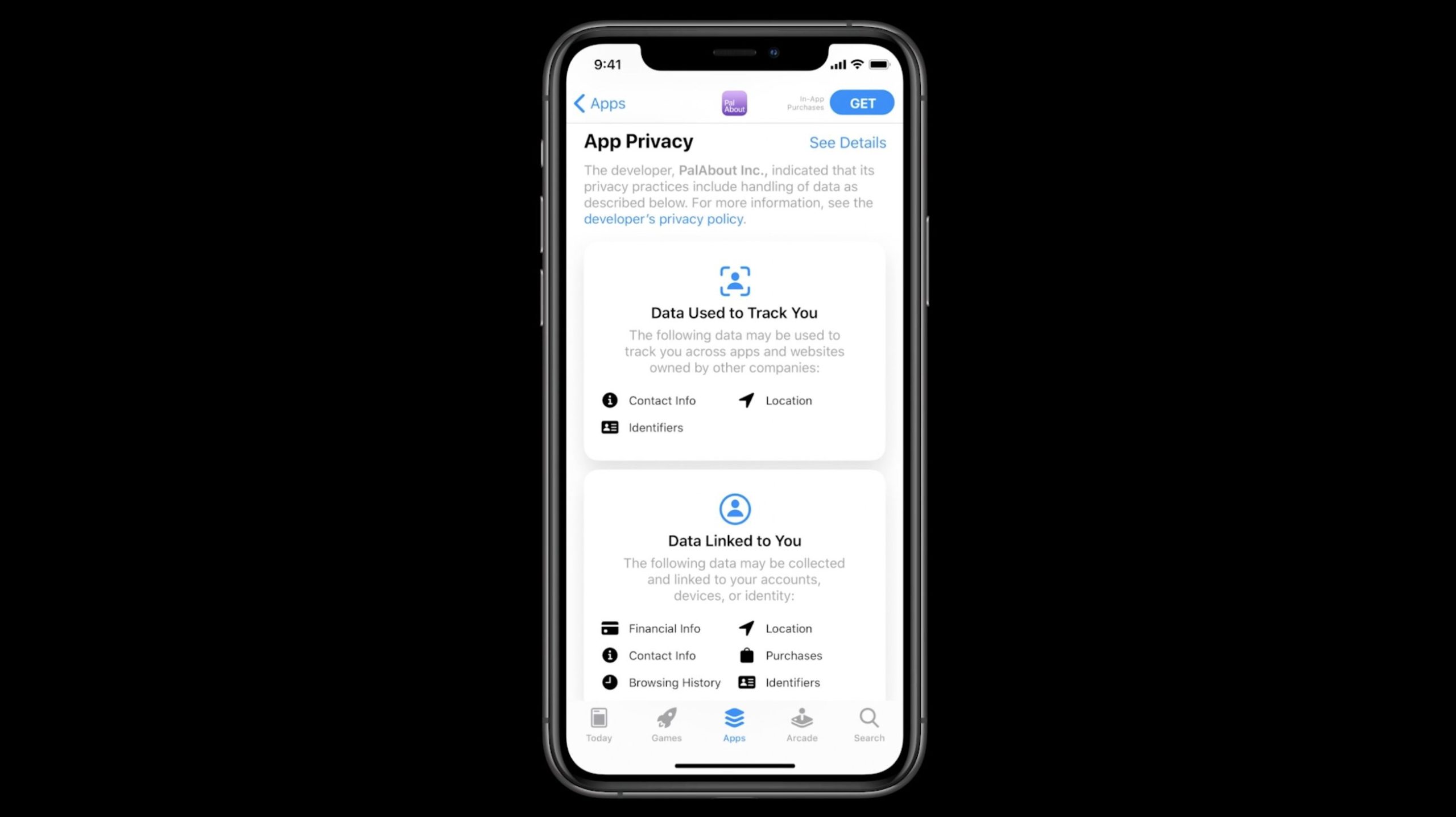 App Store Privacy Improvement