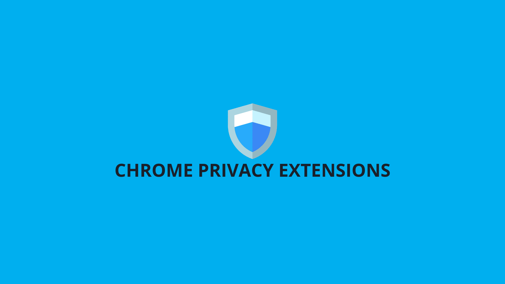 Chrome Privacy Extensions