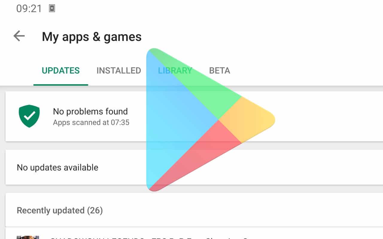 More Power to Updates Gathered Through the Google Play Store