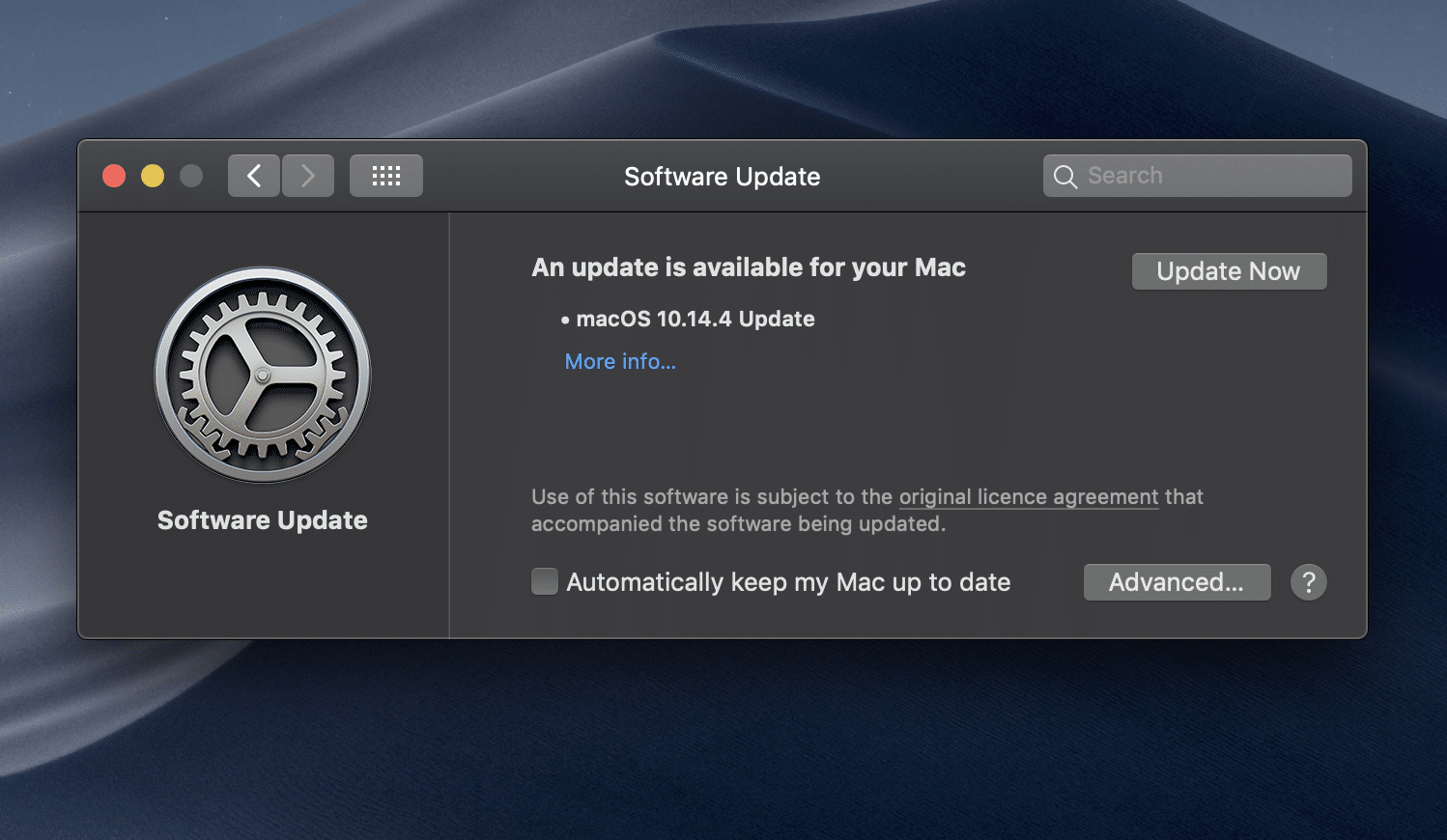 Other Mojave Enhancements