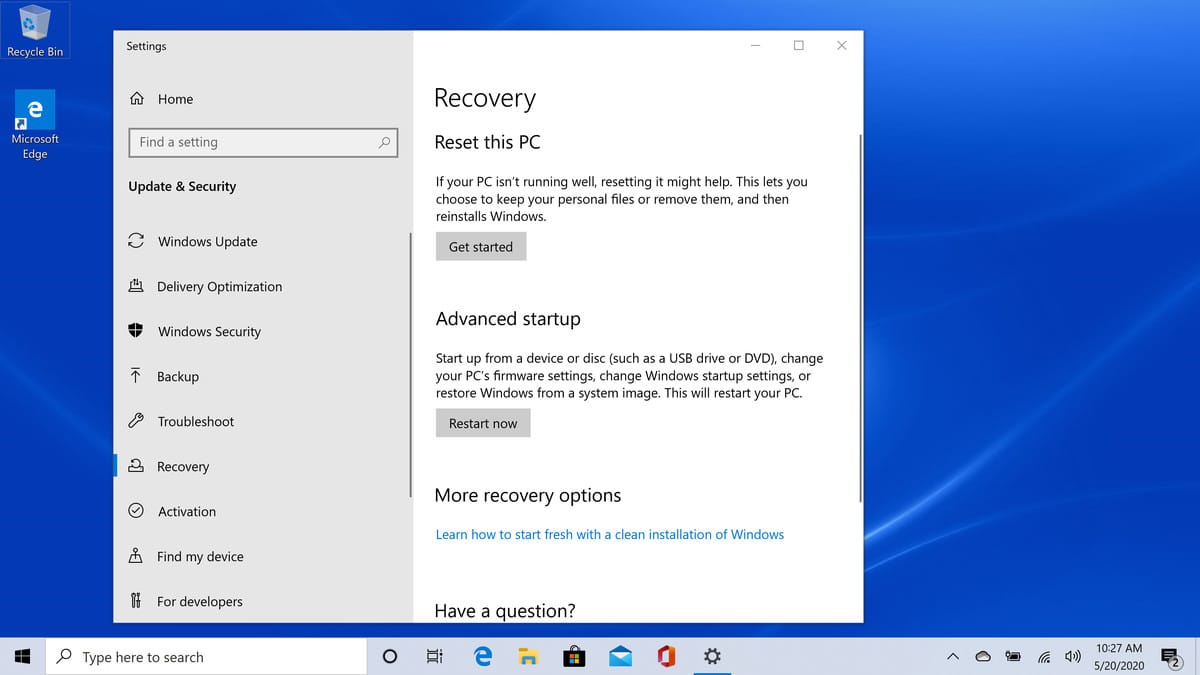 Reset Your Device