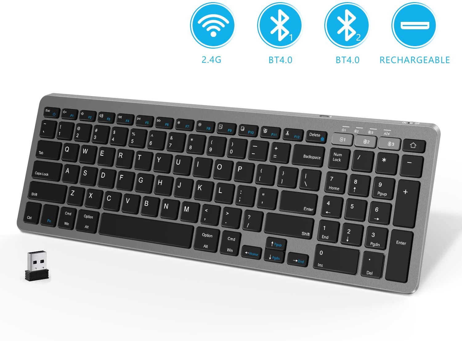 Best Wireless AllinOne Keyboards for Mac and PC