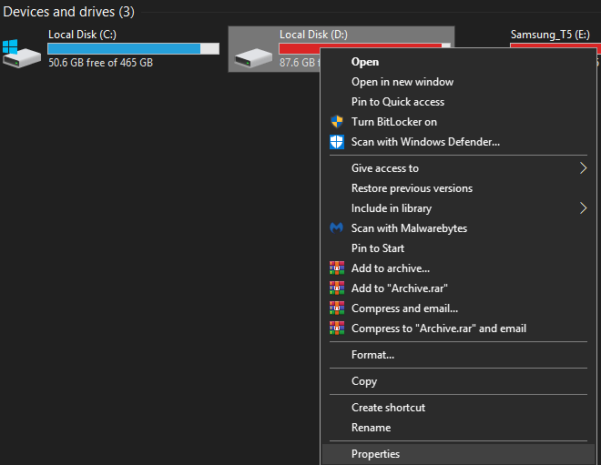 Turn off Windows 10's Search Indexing Feature
