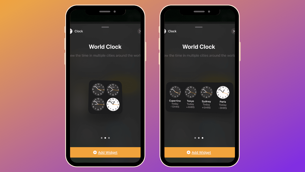 Widget Size