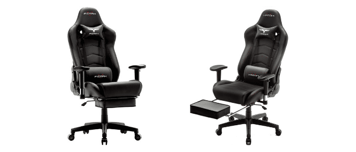 Ficmax Gaming Chair with Footrest