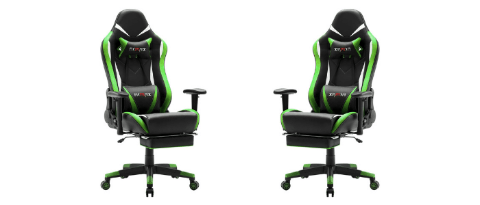 Ficmax Green high back Gaming chair