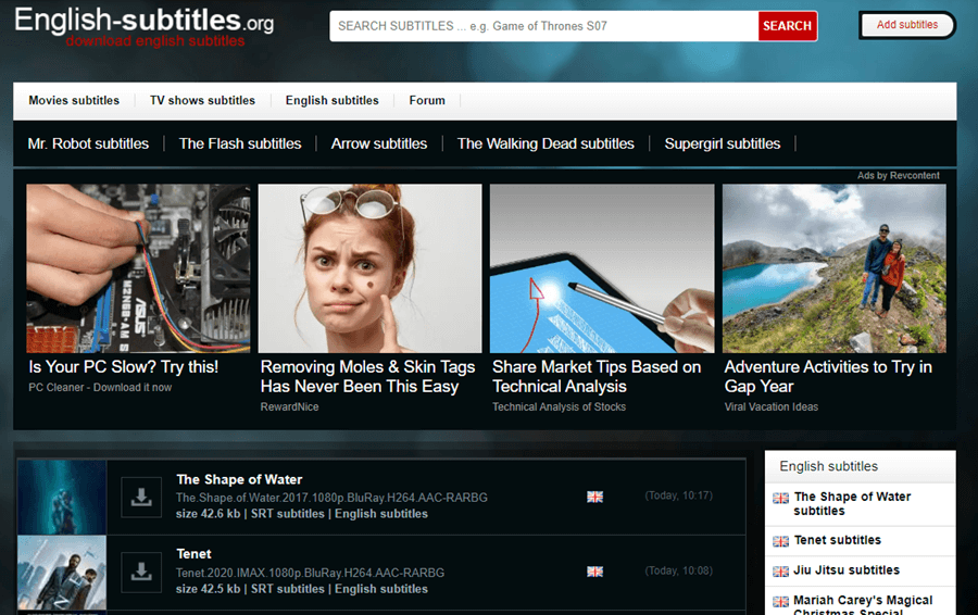 best websites to download subtitles