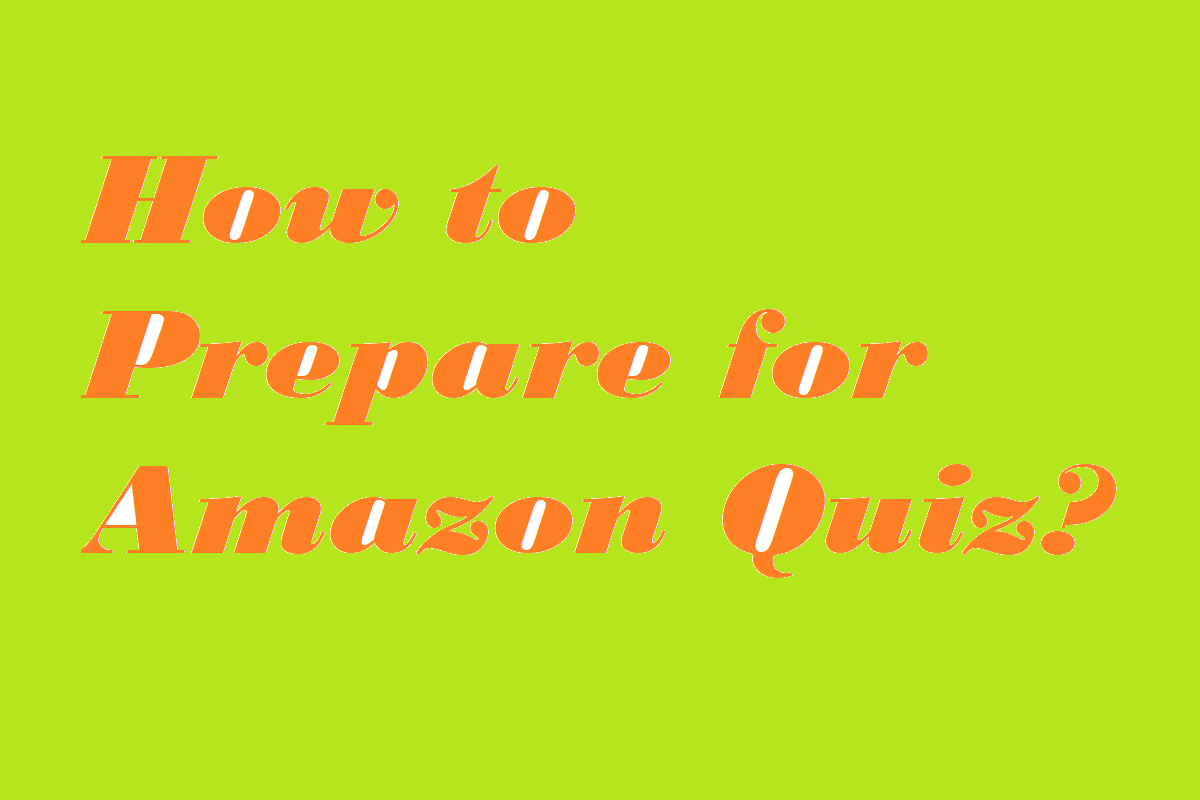Image of Prepare for Amazon Quiz