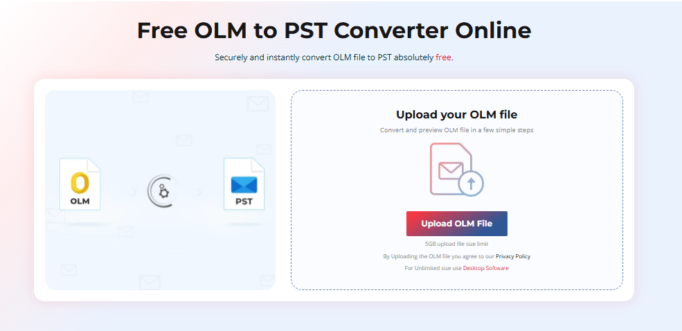 OLM to PST Converter Online